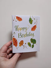 Load image into Gallery viewer, Oak Birthday Card Printable