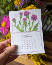 Load image into Gallery viewer, 2027 Plantable Wildflower Calendar