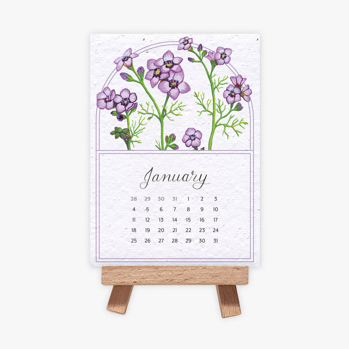 2026 Plantable Wildflower Calendar