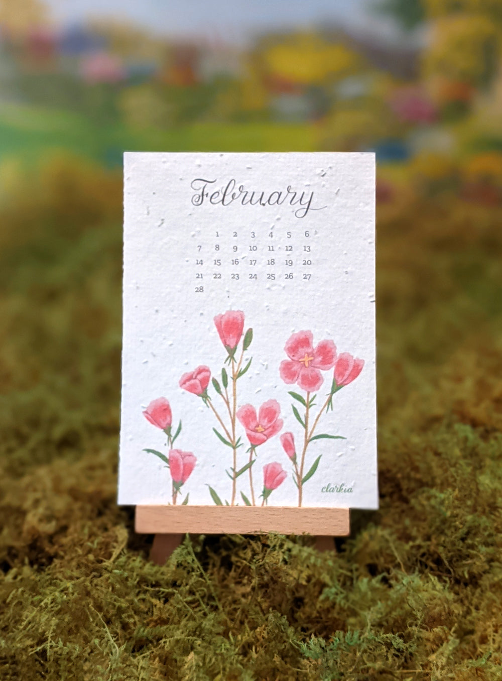 2025 Plantable Wildflower Calendar