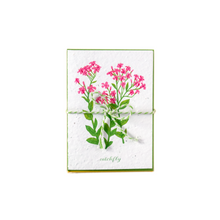 Load image into Gallery viewer, Bundle of greeting cards featuring Canadian and American wildflowers printed on plantable seed paper.